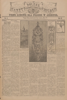 Gazeta Polska Chicago : pismo ludowe dla Polonii w Ameryce. R.32, 1904, No. 16