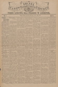 Gazeta Polska Chicago : pismo ludowe dla Polonii w Ameryce. R.32, 1904, No. 17