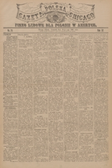 Gazeta Polska Chicago : pismo ludowe dla Polonii w Ameryce. R.32, 1904, No. 20