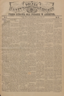 Gazeta Polska Chicago : pismo ludowe dla Polonii w Ameryce. R.32, 1904, No. 32