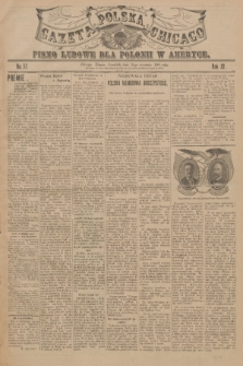 Gazeta Polska Chicago : pismo ludowe dla Polonii w Ameryce. R.32, 1904, No. 37