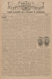 Gazeta Polska Chicago : pismo ludowe dla Polonii w Ameryce. R.32, 1904, No. 43