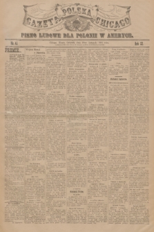 Gazeta Polska Chicago : pismo ludowe dla Polonii w Ameryce. R.32, 1904, No. 45