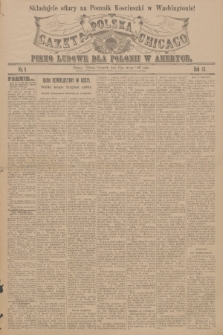 Gazeta Polska Chicago : pismo ludowe dla Polonii w Ameryce. R.33, 1905, No. 8