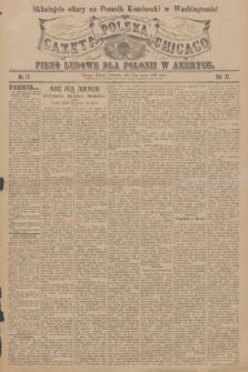 Gazeta Polska Chicago : pismo ludowe dla Polonii w Ameryce. R.33, 1905, No. 12