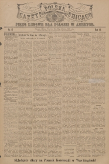 Gazeta Polska Chicago : pismo ludowe dla Polonii w Ameryce. R.33, 1905, No. 16