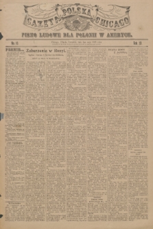 Gazeta Polska Chicago : pismo ludowe dla Polonii w Ameryce. R.33, 1905, No. 18