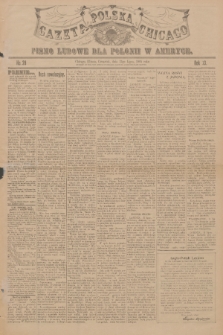 Gazeta Polska Chicago : pismo ludowe dla Polonii w Ameryce. R.33, 1905, No. 28