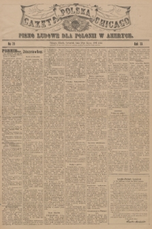 Gazeta Polska Chicago : pismo ludowe dla Polonii w Ameryce. R.33, 1905, No. 29