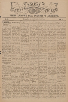 Gazeta Polska Chicago : pismo ludowe dla Polonii w Ameryce. R.33, 1905, No. 30