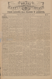 Gazeta Polska Chicago : pismo ludowe dla Polonii w Ameryce. R.33, 1905, No. 33