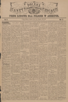 Gazeta Polska Chicago : pismo ludowe dla Polonii w Ameryce. R.33, 1905, No. 35