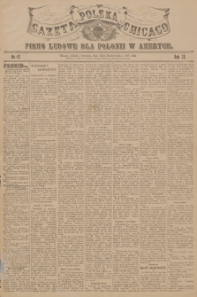 Gazeta Polska Chicago : pismo ludowe dla Polonii w Ameryce. R.33, 1905, No. 43