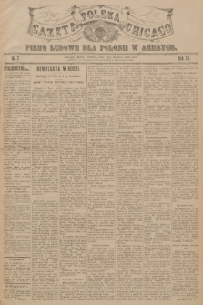 Gazeta Polska Chicago : pismo ludowe dla Polonii w Ameryce. R.34, 1906, No. 2