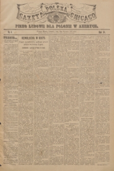 Gazeta Polska Chicago : pismo ludowe dla Polonii w Ameryce. R.34, 1906, No. 4