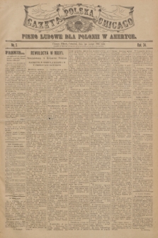 Gazeta Polska Chicago : pismo ludowe dla Polonii w Ameryce. R.34, 1906, No. 5