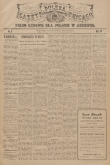 Gazeta Polska Chicago : pismo ludowe dla Polonii w Ameryce. R.34, 1906, No. 8