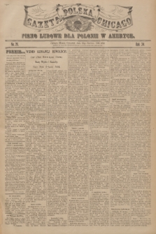 Gazeta Polska Chicago : pismo ludowe dla Polonii w Ameryce. R.34, 1906, No. 26