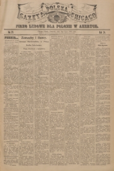 Gazeta Polska Chicago : pismo ludowe dla Polonii w Ameryce. R.34, 1906, No. 29