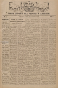 Gazeta Polska Chicago : pismo ludowe dla Polonii w Ameryce. R.34, 1906, No. 31