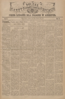 Gazeta Polska Chicago : pismo ludowe dla Polonii w Ameryce. R.34, 1906, No. 34