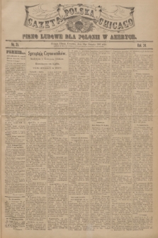 Gazeta Polska Chicago : pismo ludowe dla Polonii w Ameryce. R.34, 1906, No. 35