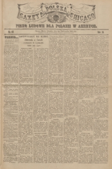 Gazeta Polska Chicago : pismo ludowe dla Polonii w Ameryce. R.34, 1906, No. 40