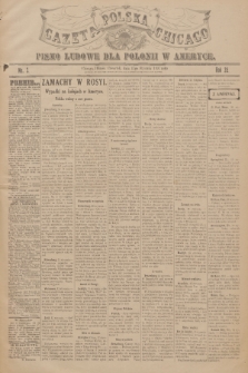 Gazeta Polska Chicago : pismo ludowe dla Polonii w Ameryce. R.35, 1907, No. 3