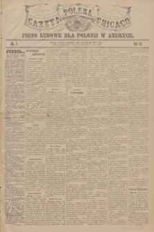 Gazeta Polska Chicago : pismo ludowe dla Polonii w Ameryce. R.35, 1907, No. 8