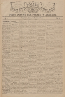 Gazeta Polska Chicago : pismo ludowe dla Polonii w Ameryce. R.35, 1907, No. 9