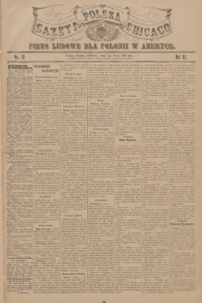 Gazeta Polska Chicago : pismo ludowe dla Polonii w Ameryce. R.35, 1907, No. 10