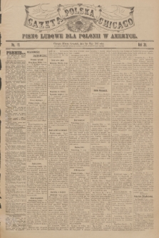 Gazeta Polska Chicago : pismo ludowe dla Polonii w Ameryce. R.35, 1907, No. 19