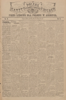 Gazeta Polska Chicago : pismo ludowe dla Polonii w Ameryce. R.35, 1907, No. 20