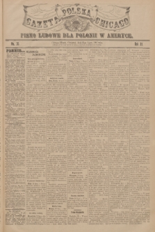 Gazeta Polska Chicago : pismo ludowe dla Polonii w Ameryce. R.35, 1907, No. 30