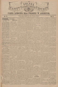 Gazeta Polska Chicago : pismo ludowe dla Polonii w Ameryce. R.35, 1907, No. 39