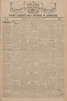Gazeta Polska Chicago : pismo ludowe dla Polonii w Ameryce. R.35, 1907, No. 40