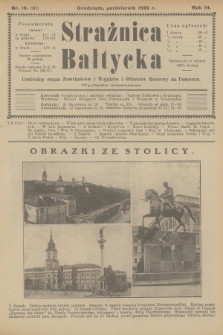 Strażnica Bałtycka : centralny organ powstańców i wojaków i oficerów rezerwy na Pomorzu. R.3, 1926, nr 10