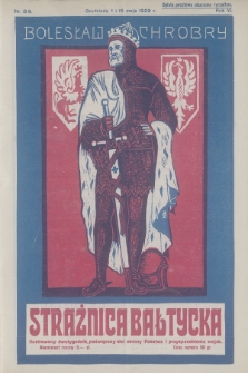 Strażnica Bałtycka : centralny organ powstańców i wojaków i oficerów rezerwy na Pomorzu. R.6, 1929, nr 8-9