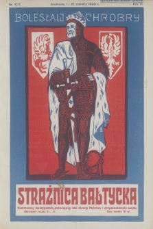 Strażnica Bałtycka : centralny organ powstańców i wojaków i oficerów rezerwy na Pomorzu. R.6, 1929, nr 10-11