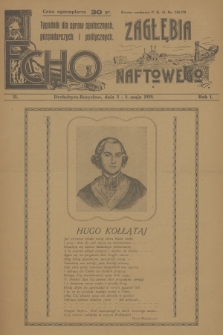 Echo Zagłębia Naftowego : tygodnik dla spraw społecznych, gospodarczych i politycznych. R.1, 1929, nr 11