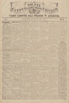 Gazeta Polska Chicago : pismo ludowe dla Polonii w Ameryce. R.36, 1908, No. 5