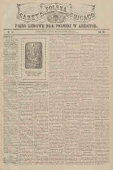 Gazeta Polska Chicago : pismo ludowe dla Polonii w Ameryce. R.36, 1908, No. 16