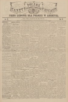 Gazeta Polska Chicago : pismo ludowe dla Polonii w Ameryce. R.36, 1908, No. 20