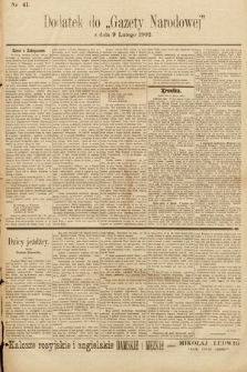 Gazeta Narodowa. 1902, nr 41