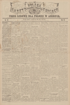 Gazeta Polska Chicago : pismo ludowe dla Polonii w Ameryce. R.36, 1908, No. 22