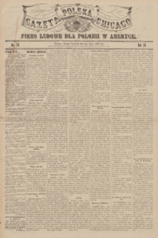 Gazeta Polska Chicago : pismo ludowe dla Polonii w Ameryce. R.36, 1908, No. 28