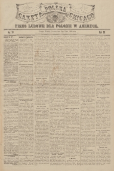 Gazeta Polska Chicago : pismo ludowe dla Polonii w Ameryce. R.36, 1908, No. 30