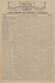 Gazeta Polska Chicago : pismo ludowe dla Polonii w Ameryce. R.36, 1908, No. 43