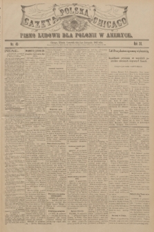 Gazeta Polska Chicago : pismo ludowe dla Polonii w Ameryce. R.36, 1908, No. 45