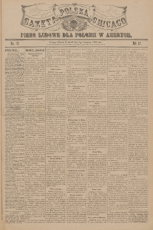 Gazeta Polska Chicago : pismo ludowe dla Polonii w Ameryce. R.37, 1909, No. 13